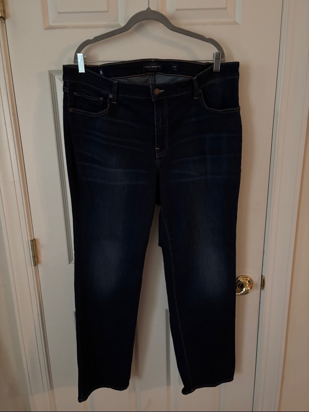 Lucky Brand Dark Indigo Straight-Leg Jeans